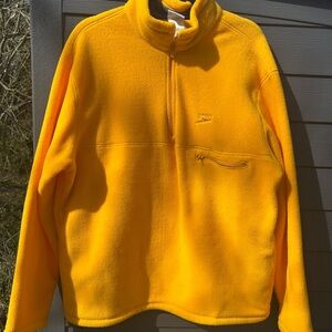 Vintage Speedo Yellow Half-Zip Fleece Pullover